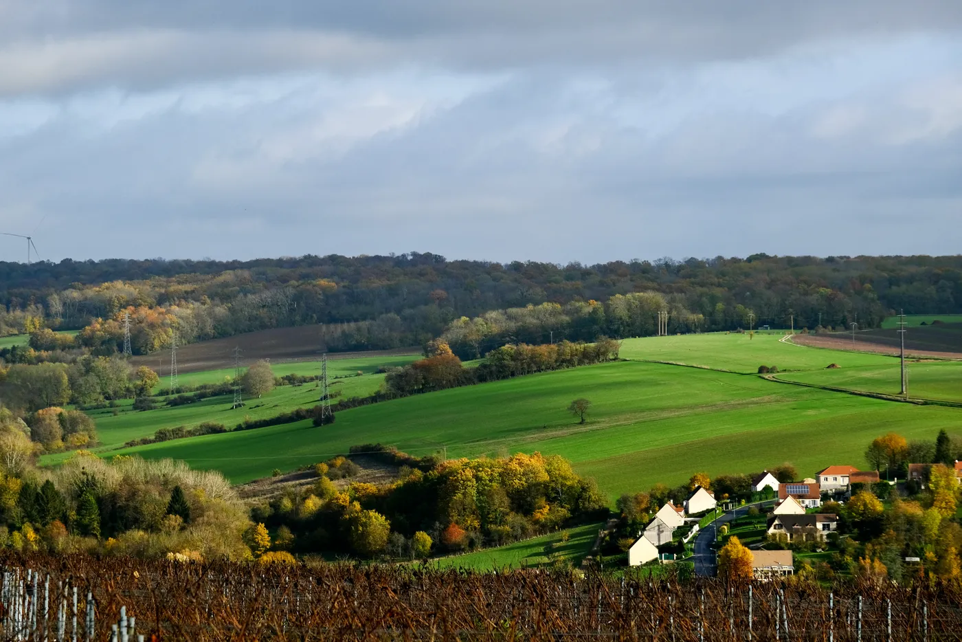 Vue sur la vallée